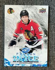 Patrick Kane [Black] #FI-31 Hockey Cards 2021 Upper Deck Ice Frozen In Prices