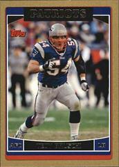 Tedy Bruschi [Gold] #14 Football Cards 2006 Topps Prices