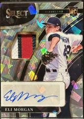 Eli Morgan [Cracked Ice] Baseball Cards 2022 Panini Select Rookie Jersey Autographs Prices