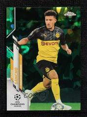 Jadon Sancho [Green] Soccer Cards 2019 Topps Chrome UEFA Champions League Sapphire Prices