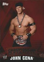 John Cena [Unified Puzzle Back] #C27 Wrestling Cards 2010 Topps WWE Championship Material Prices