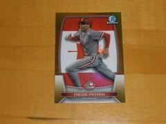 Freddie Freeman [Gold] Baseball Cards 2023 Bowman Chrome WBC Flag Refractor Prices