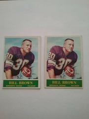 Bill Brown #101 Football Cards 1964 Philadelphia Prices