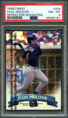 Paul Molitor [Refractor w/ Coating] #259 Baseball Cards 1998 Finest Prices