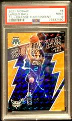 LaMelo Ball [Orange Fluorescent] #8 Basketball Cards 2021 Panini Mosaic Thunder Lane Prices