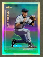 Alex Rodriguez [Refractor] #300 Baseball Cards 1999 Topps Chrome Prices