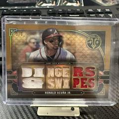 Ronald Acuna Jr. [Gold] #TTR-RAJ5 Baseball Cards 2022 Topps Triple Threads Relics Prices