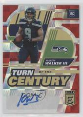 Kenneth Walker III [Red] #TC-18 Football Cards 2022 Panini Donruss Elite Turn of the Century Autographs Prices