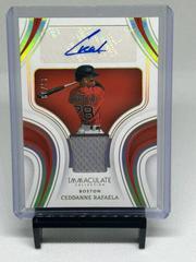 Ceddanne Rafaela [Prospect Patch Autograph] Baseball Cards 2023 Panini Immaculate Prices
