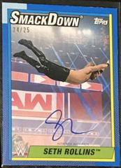 Seth Rollins [Blue] Wrestling Cards 2021 Topps Heritage WWE Autographs Prices