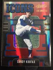 Sandy Koufax [Red] Baseball Cards 2021 Panini Absolute Icons Prices