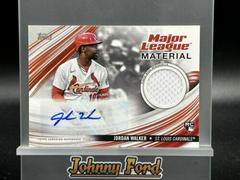 Jordan Walker Baseball Cards 2023 Topps Update Major League Material Autographs Prices