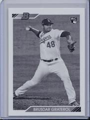 Brusdar Graterol [Black & White] #89 Baseball Cards 2020 Bowman Heritage Prices