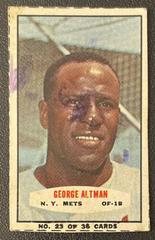 George Altman [Hand Cut] Baseball Cards 1964 Bazooka Prices