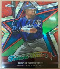 Keon Broxton [Red Refractor] #FS-18 Baseball Cards 2018 Topps Chrome Future Stars Prices