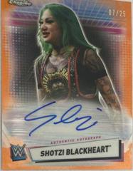 Shotzi Blackheart [Orange Refractor] Wrestling Cards 2021 Topps Chrome WWE Autographs Prices