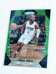 Chris Paul [Green Pulsar] Basketball Cards 2017 Panini Prizm Prices