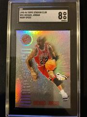 Michael Jordan [warp speed] #WS1 Basketball Cards 1995 Topps Prices