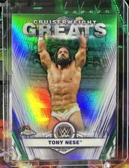 Tony Nese [Green Refractor] Wrestling Cards 2021 Topps Chrome WWE Cruiserweight Greats Prices
