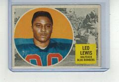 Leo Lewis Football Cards 1960 Topps CFL Prices