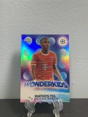 Mathys Tel #W-4 Soccer Cards 2022 Topps Chrome UEFA Club Competitions Wonderkids Prices