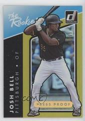 Josh Bell [Gold Press Proof] #TR-7 Baseball Cards 2017 Panini Donruss the Rookies Prices
