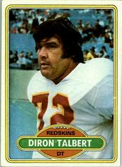 Diron Talbert Football Cards 1980 Topps Prices