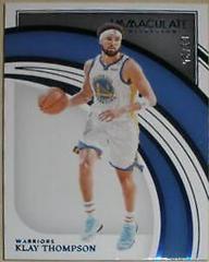 Klay Thompson [Blue] Basketball Cards 2021 Panini Immaculate Collection Prices