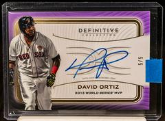 David Ortiz [Purple] #LAC-DO Baseball Cards 2023 Topps Definitive Legendary Autograph Collection Prices