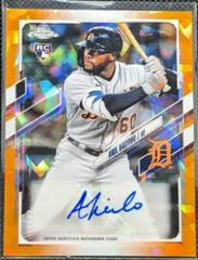 Akil Baddoo [Orange] Baseball Cards 2021 Topps Chrome Update Sapphire Rookie Autographs Prices