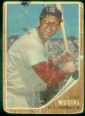 Stan Musial Baseball Cards 1962 Topps Prices