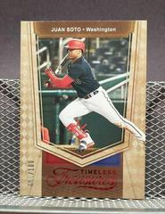 Juan Soto [Red] #17 Baseball Cards 2021 Panini Chronicles Timeless Treasures Prices