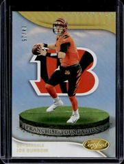 Joe Burrow [Gold] #FF-5 Football Cards 2023 Panini Certified Franchise Foundations Prices