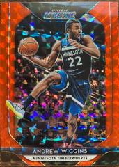 Andrew Wiggins [Orange] #3 Basketball Cards 2018 Panini Prizm Mosaic Prices