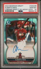 Alberto Rios [Aqua Lava] #CDA-AR Baseball Cards 2023 Bowman Draft Chrome Prospect Autographs Prices