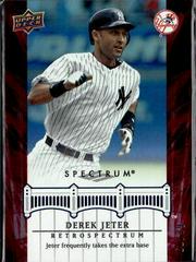 Derek Jeter [Red] #DJ63 Baseball Cards 2008 Upper Deck Spectrum Jeter Retrospectrum Prices