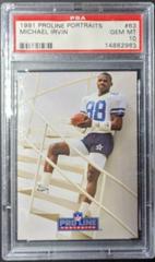 Michael Irvin #63 Football Cards 1991 Proline Portraits Prices