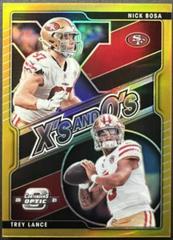 Nick Bosa, Trey Lance [Gold] #XO-28 Football Cards 2021 Panini Contenders Optic Xs and Os Prices