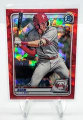 Alec Bohm [Red] Baseball Cards 2020 Bowman Sapphire Prices