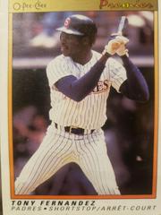 Tony Fernandez #43 Baseball Cards 1991 O Pee Chee Premier Prices