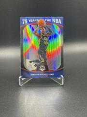 Donovan Mitchell #79 Basketball Cards 2021 Panini Mosaic 75 Years of the NBA Prices