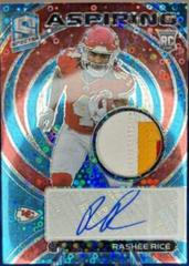 Rashee Rice [Neon Blue] #17 Football Cards 2023 Panini Spectra Aspiring Patch Autograph Prices