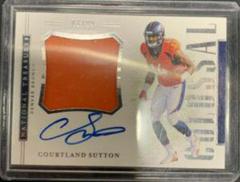 Courtland Sutton Football Cards 2018 National Treasures Rookie Colossal Signatures Prices