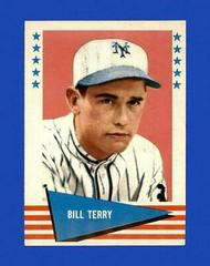 Bill Terry Baseball Cards 1961 Fleer Prices