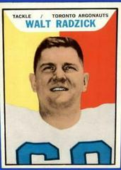 Walt Radzick Football Cards 1965 Topps CFL Prices