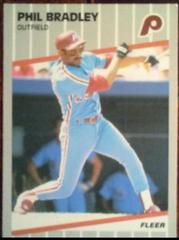 Phil Bradley #563 Baseball Cards 1989 Fleer Prices