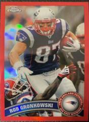 Rob Gronkowski [Red Refractor] #132 Football Cards 2011 Topps Chrome Prices