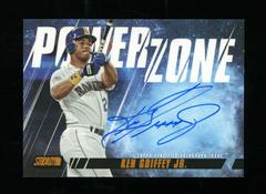 Ken Griffey Jr. [Orange] #PZA-KG Baseball Cards 2022 Stadium Club Power Zone Autographs Prices