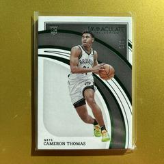 Cameron Thomas [Green] #67 Basketball Cards 2021 Panini Immaculate Collection Prices