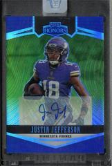 Justin Jefferson [Signature Green] #21 Football Cards 2022 Panini Honors Prices